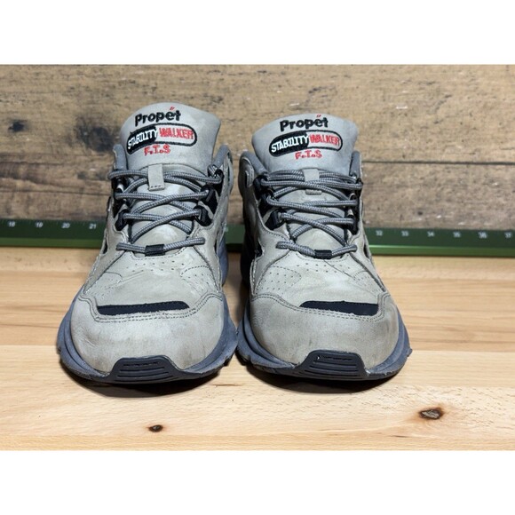 ?Propet Stability Walker Walking  Mens Grey Sz 9 Sneakers Athletic Shoes $139